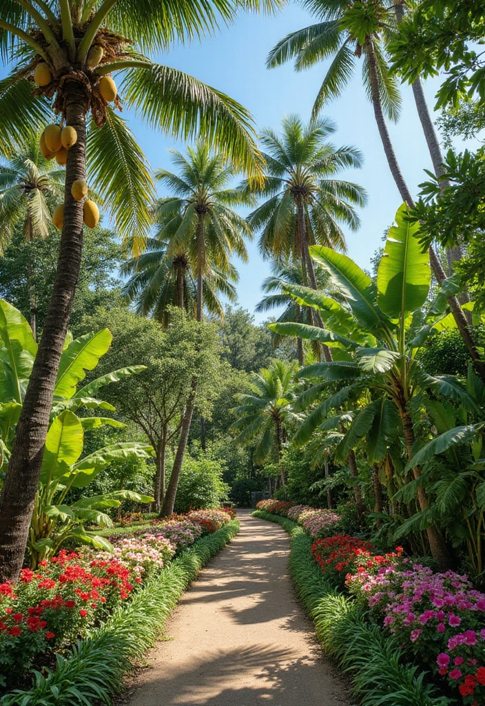 24 Tropical Landscaping Ideas for Your Home Garden - 8. Tropical Fruit Trees