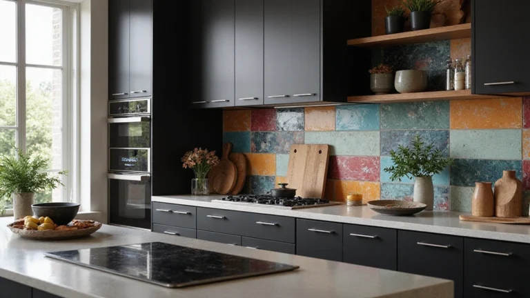 21 Backsplash Ideas for Dark Cabinets