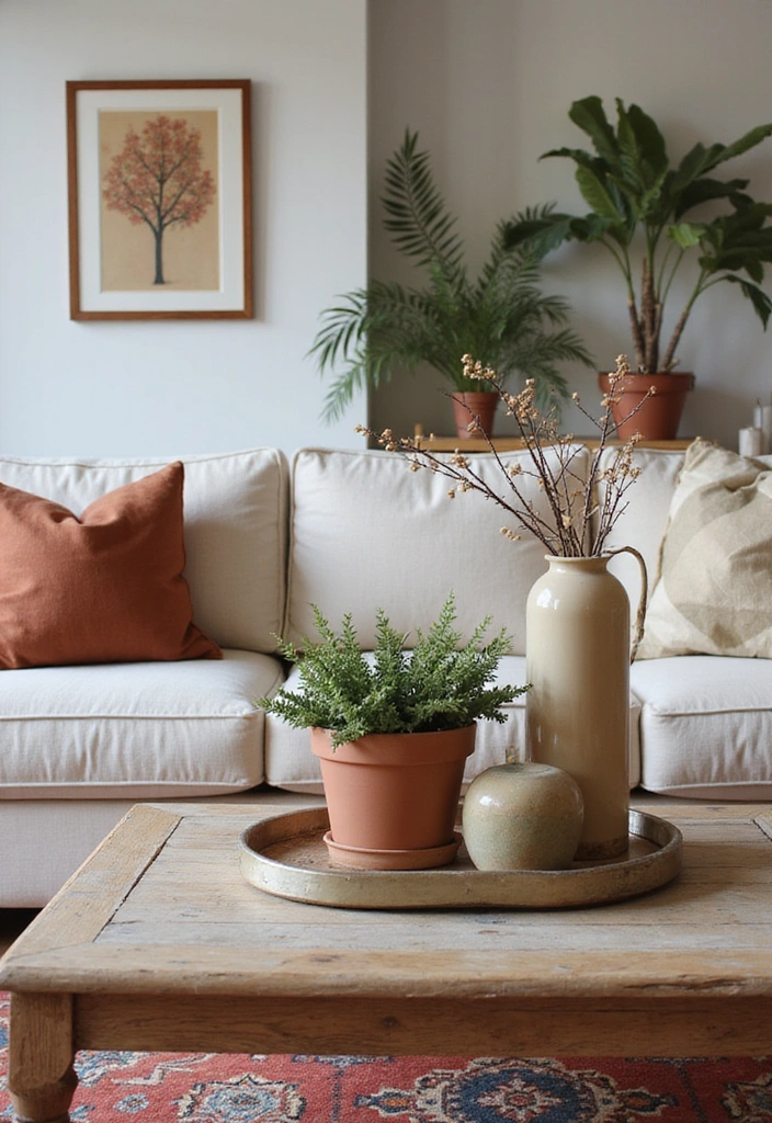 21 Coffee Table Decor Ideas for a Bohemian Home - 17. Coordinated Color Schemes