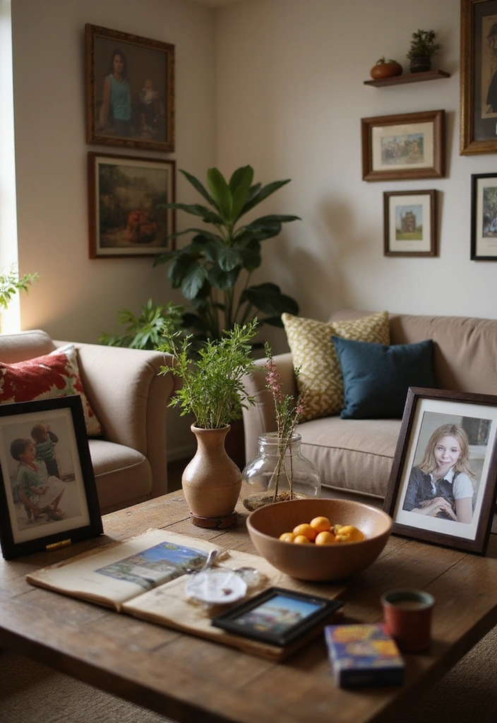 21 Coffee Table Decor Ideas for a Bohemian Home - 4. Personal Touches
