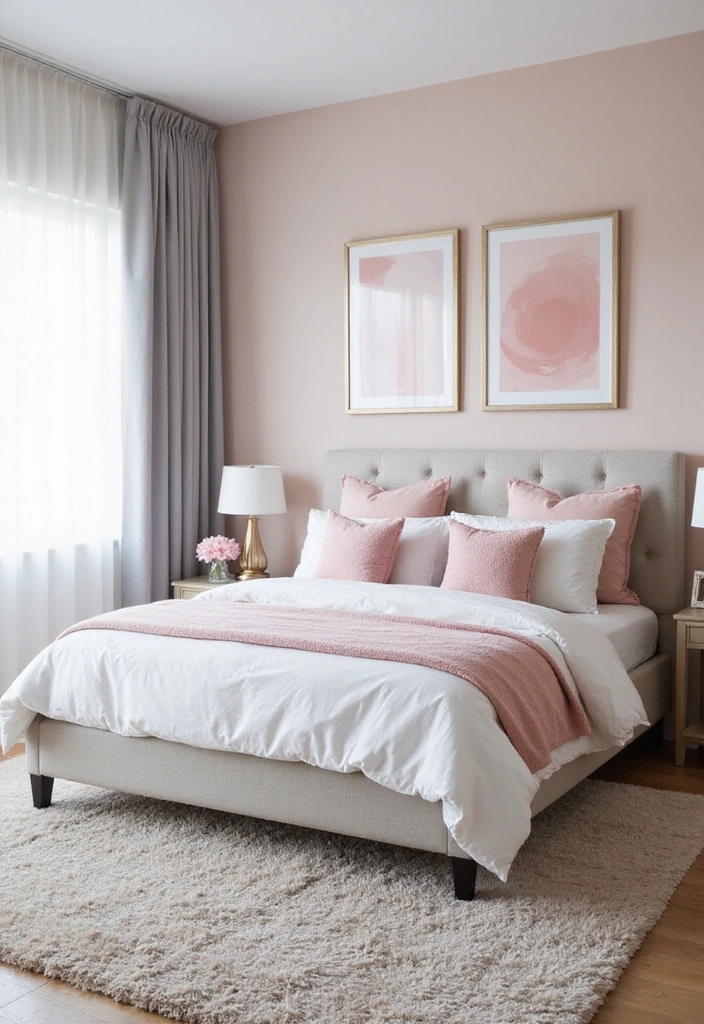 21 Master Bedroom Ideas for Couples - 1. Soft Color Palette