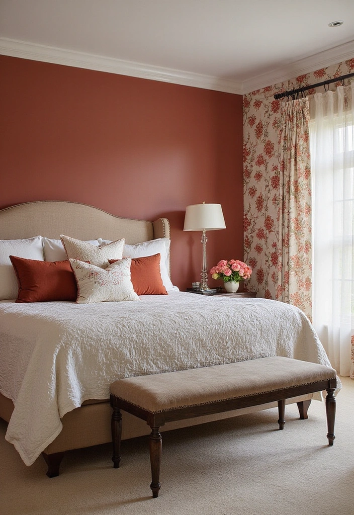 21 Master Bedroom Ideas for Couples - 20. Creative Wall Treatments