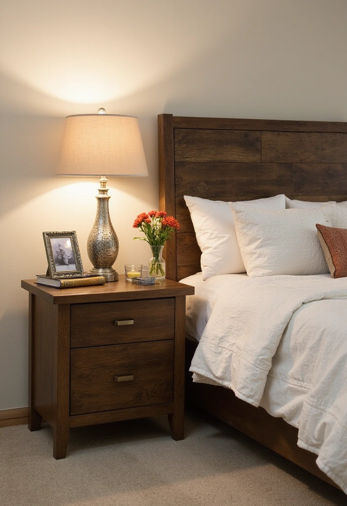 21 Master Bedroom Ideas for Couples - 6. Elegant Bedside Tables