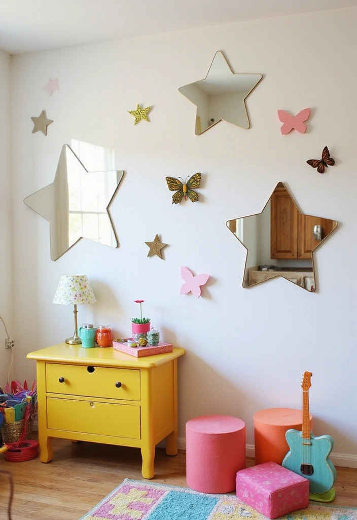 21 Mirror Wall Design Ideas - 13. Mirror Wall Decals
