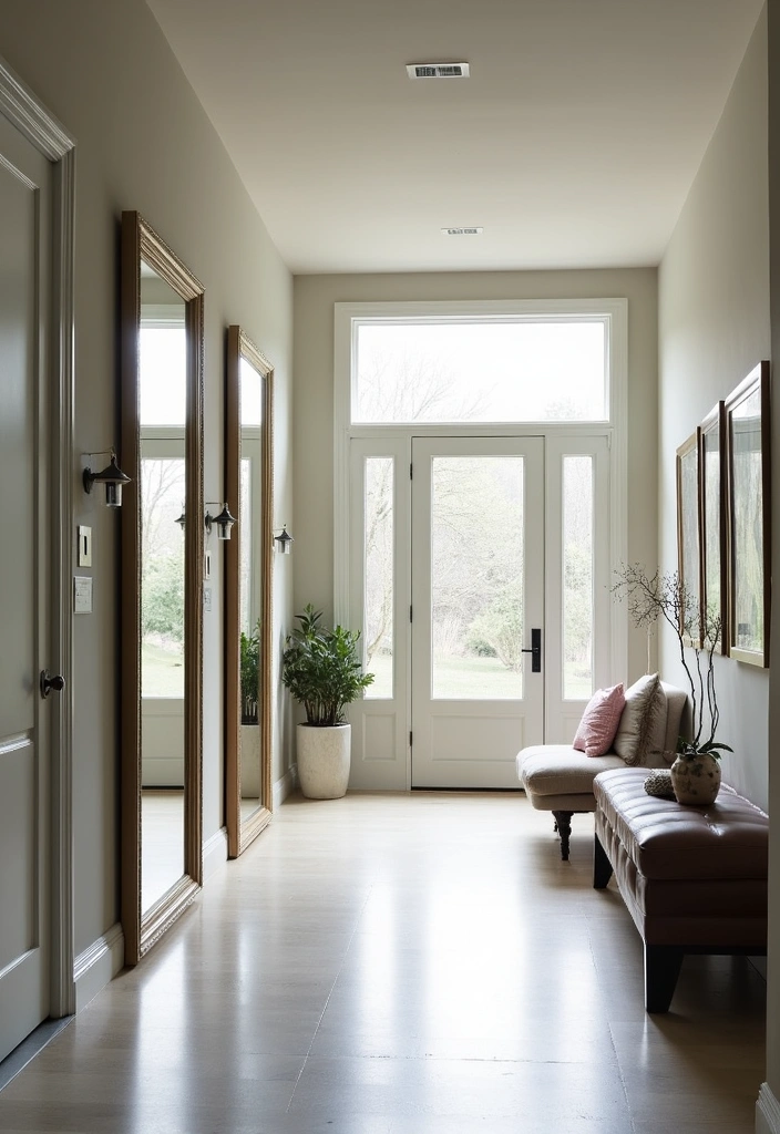 21 Mirror Wall Design Ideas - 2. Floor-to-Ceiling Mirrors