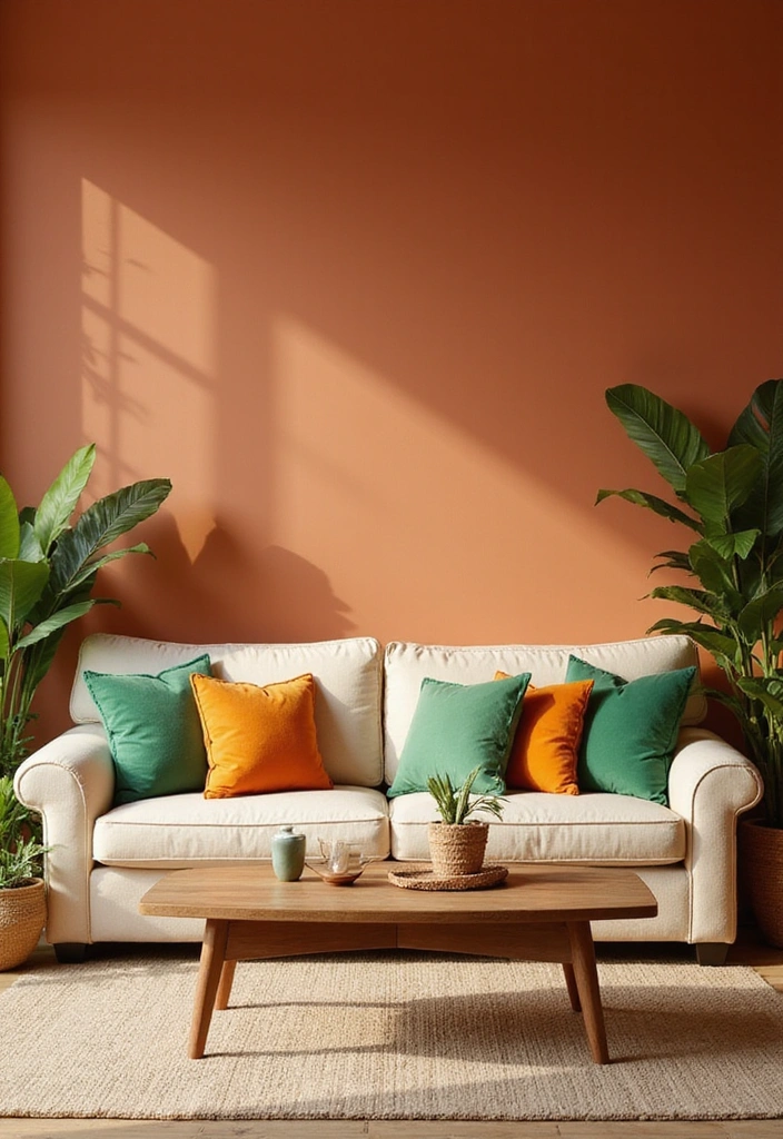 21 Modern Bohemian Living Room Ideas - 1. Earthy Color Palettes