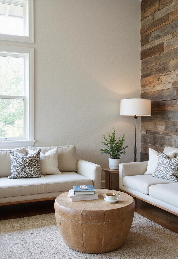 21 Modern Bohemian Living Room Ideas - 11. Textured Wall Treatments