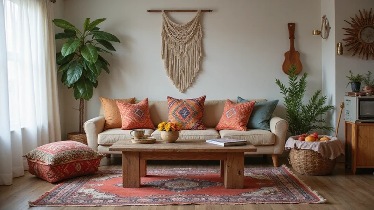 21 Modern Bohemian Living Room Ideas