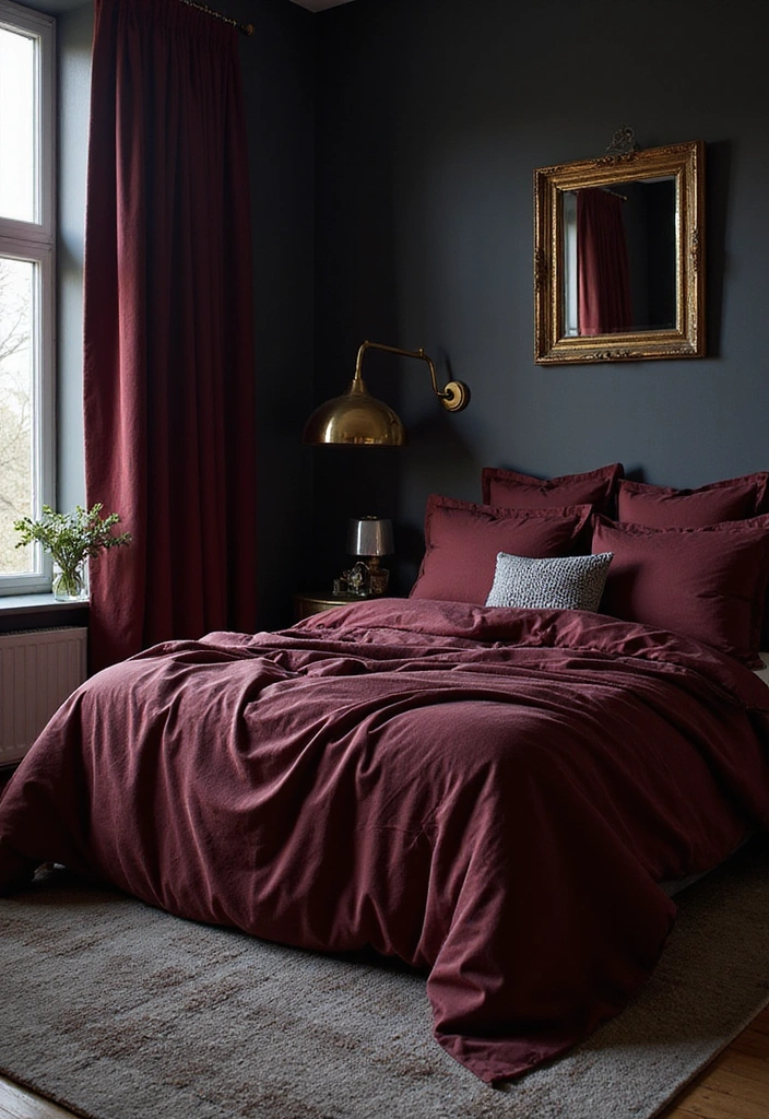 22 Baddie Bedroom Decor Ideas - 1. Dark and Moody Color Palette