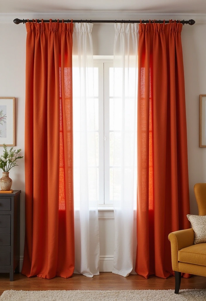22 Baddie Bedroom Decor Ideas - 10. Bold Curtains