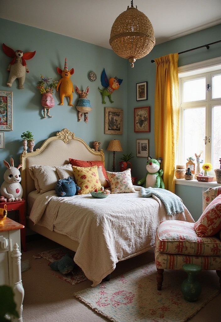 22 Baddie Bedroom Decor Ideas - 19. Whimsical Decor