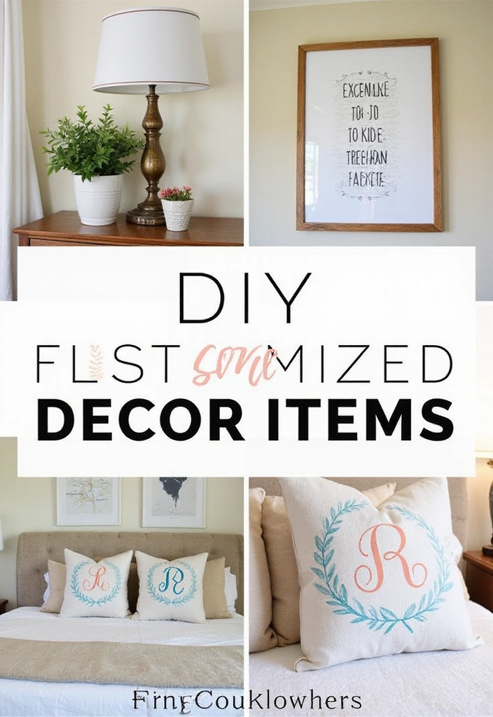 22 Baddie Bedroom Decor Ideas - 20. Customized Decor Items