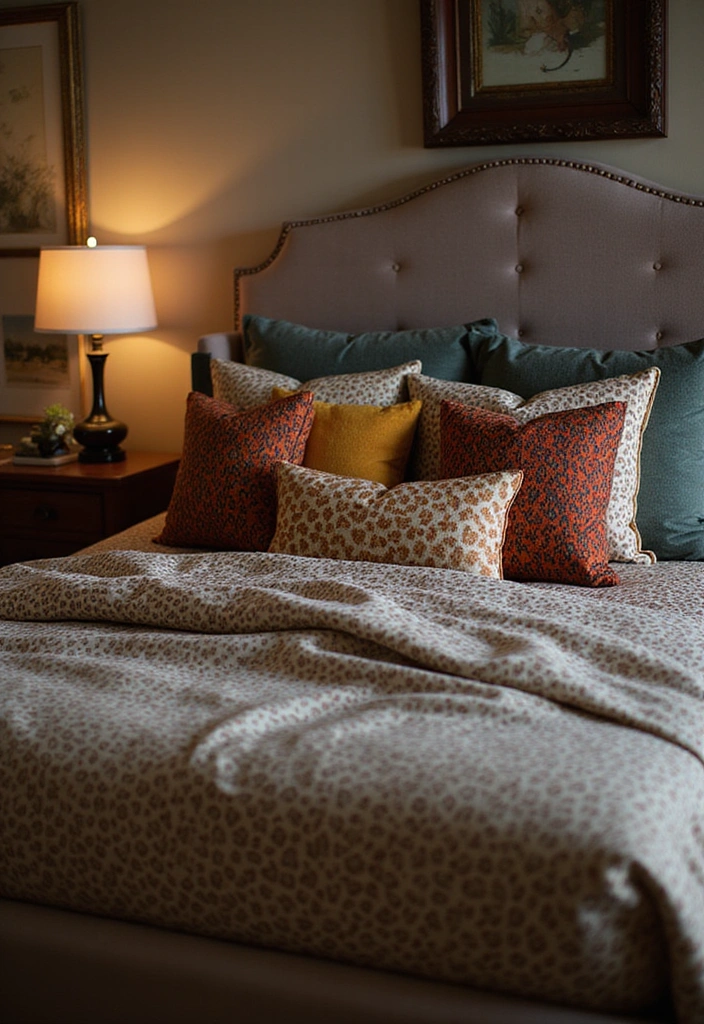 22 Baddie Bedroom Decor Ideas - 5. Edgy Bedding
