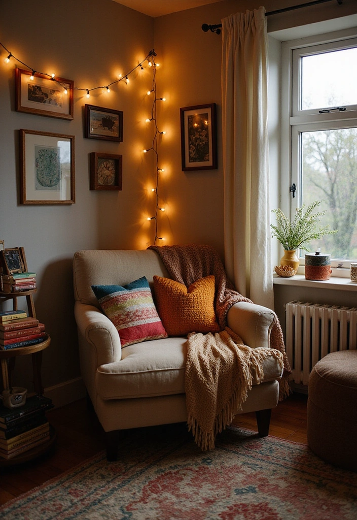 22 Baddie Bedroom Decor Ideas - 7. Cozy Reading Nook