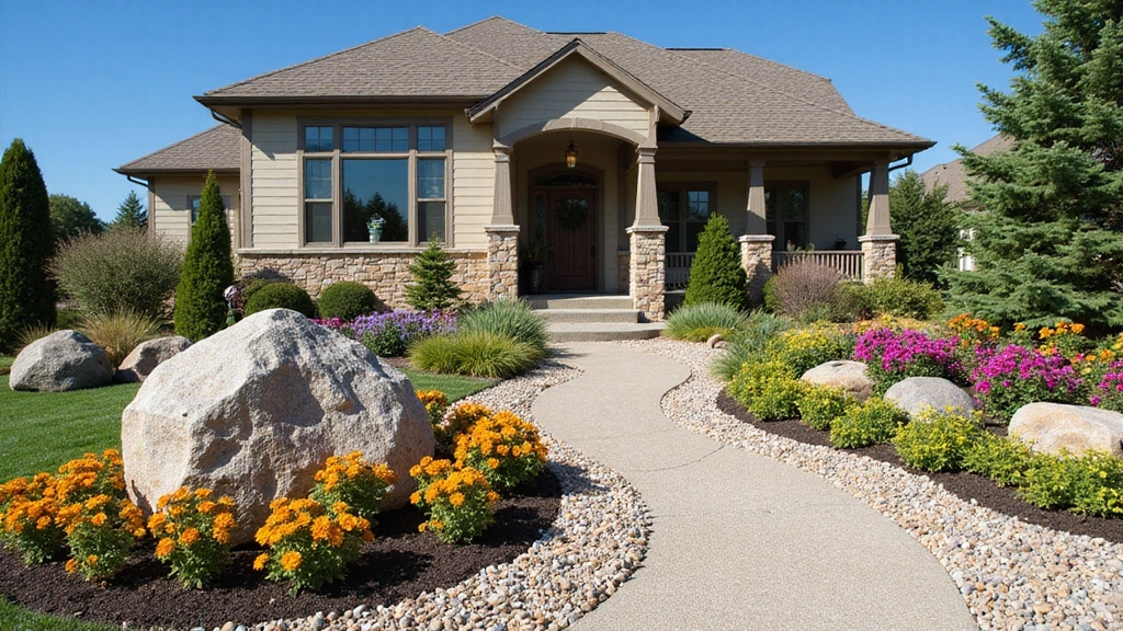 22 Front Yard Landscaping Ideas with Rocks