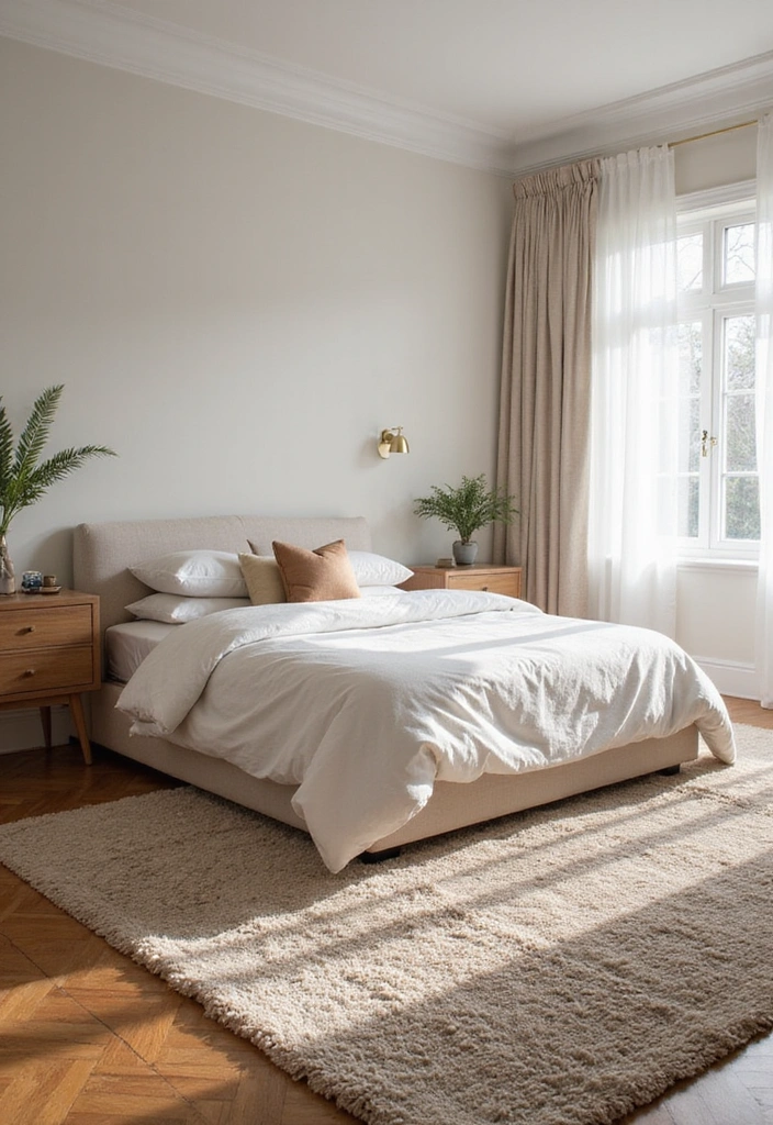 22 Master Bedroom Decor Ideas - 10. Accent Rugs