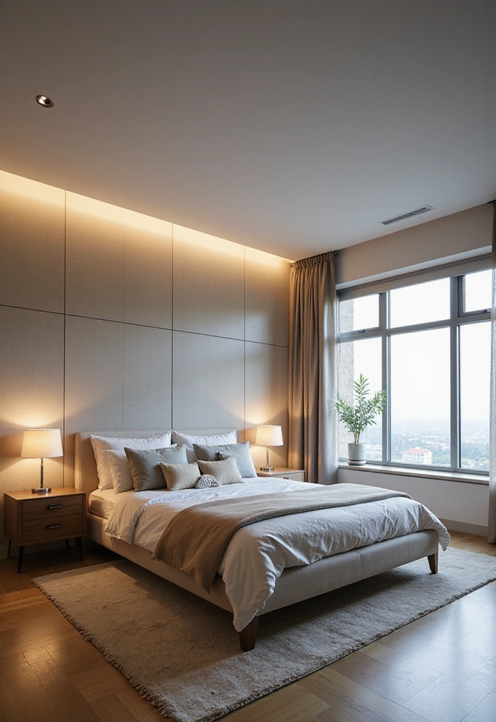 22 Master Bedroom Decor Ideas - 14. Smart Technology
