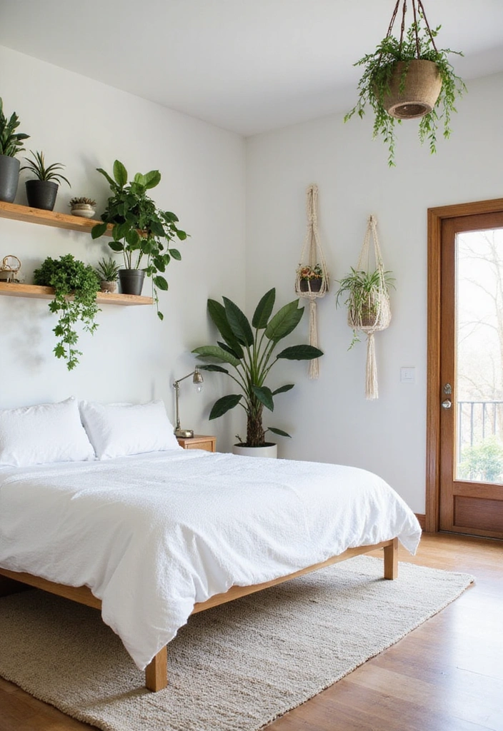 22 Master Bedroom Decor Ideas - 16. Indoor Plants
