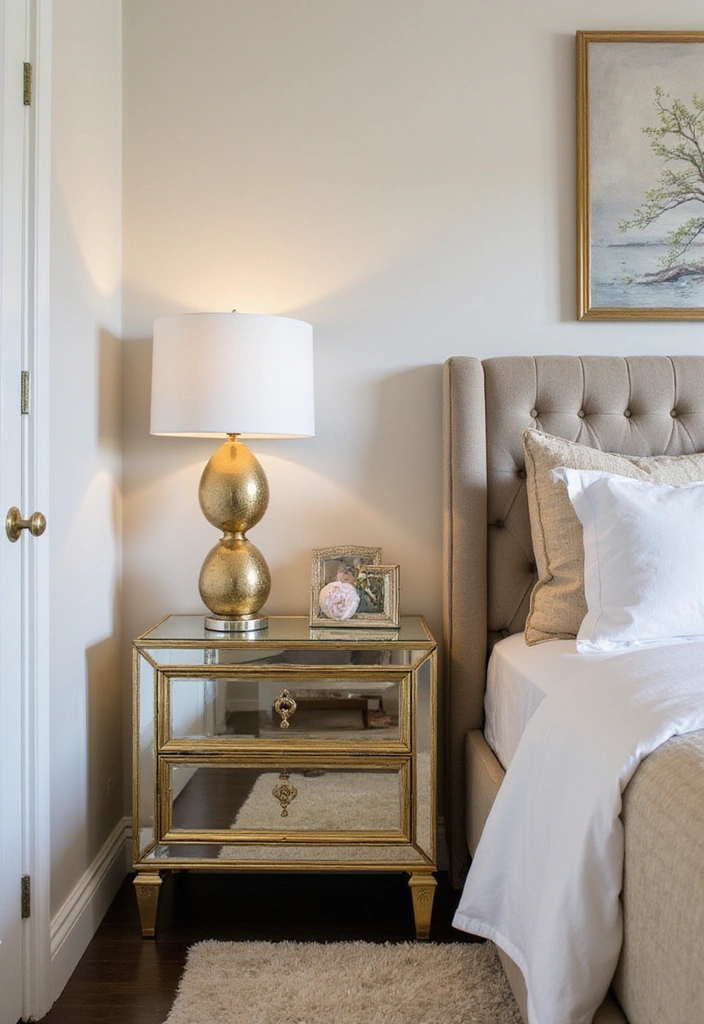 22 Master Bedroom Decor Ideas - 18. A Touch of Glam
