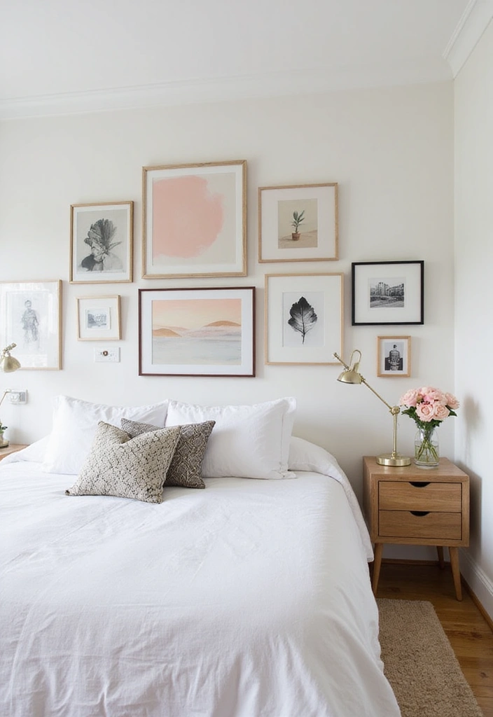 22 Master Bedroom Decor Ideas - 6. Artful Wall Décor