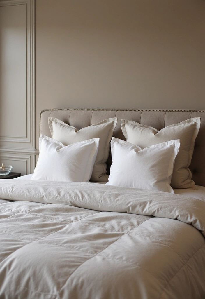 22 Master Bedroom Decor Ideas - 8. Elegant Bedding