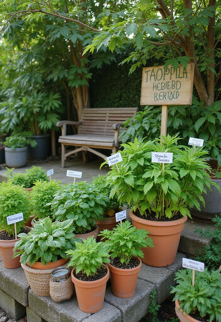 22 Tropical Landscaping Front Yard Ideas - 7. Tropical Herb Garden