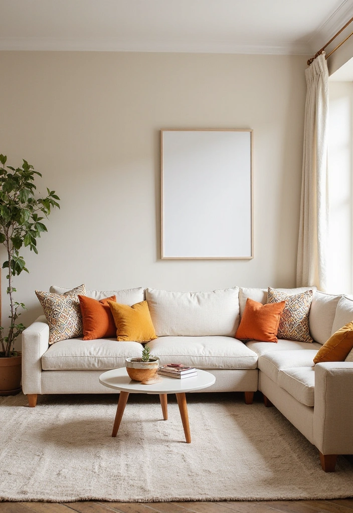 23 Boho Industrial Living Room Ideas - 12. Soft Color Palettes