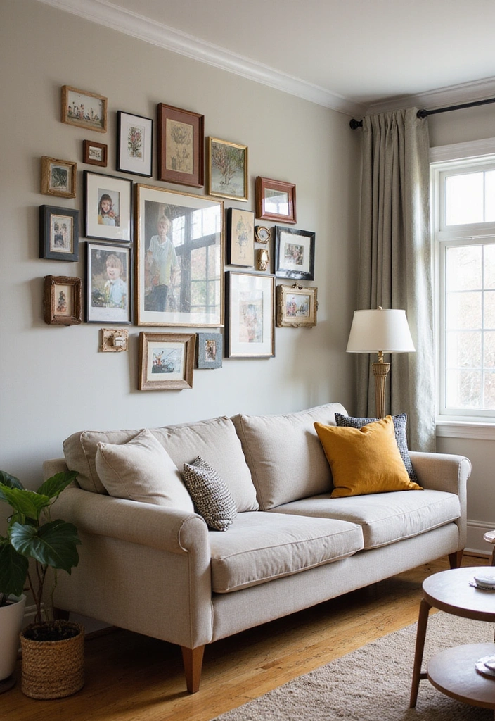 23 Boho Industrial Living Room Ideas - 14. Personal Touches