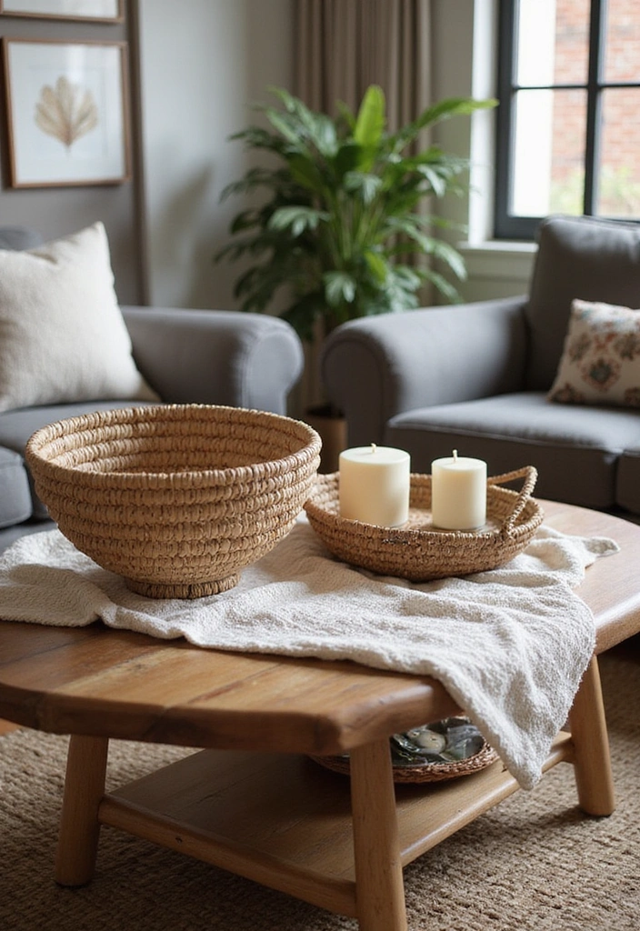 23 Boho Industrial Living Room Ideas - 6. Unique Accessories