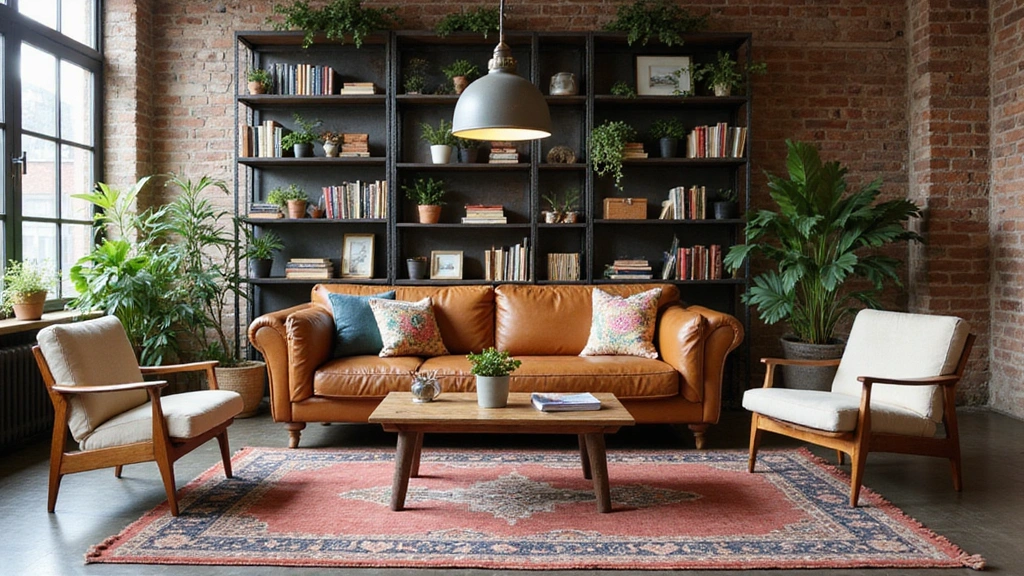 23 Boho Industrial Living Room Ideas
