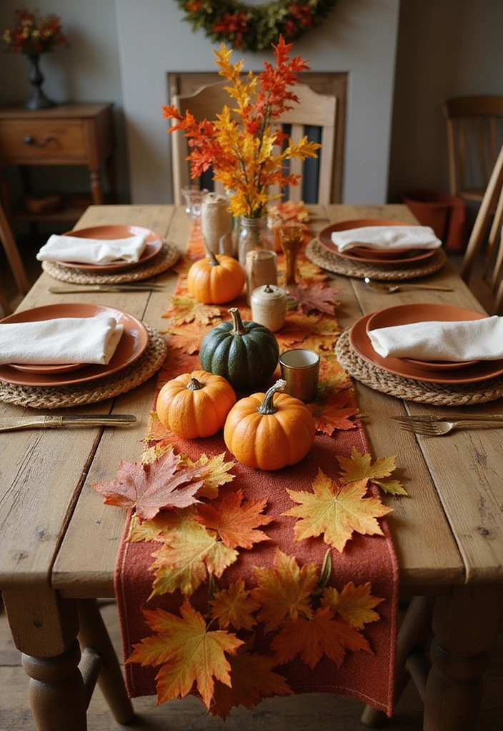 23 Dining Room Table Runner Ideas - 6. Seasonal Themed Runners