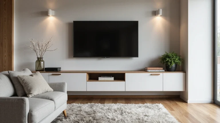 23 Modern Living Room Media Wall Ideas