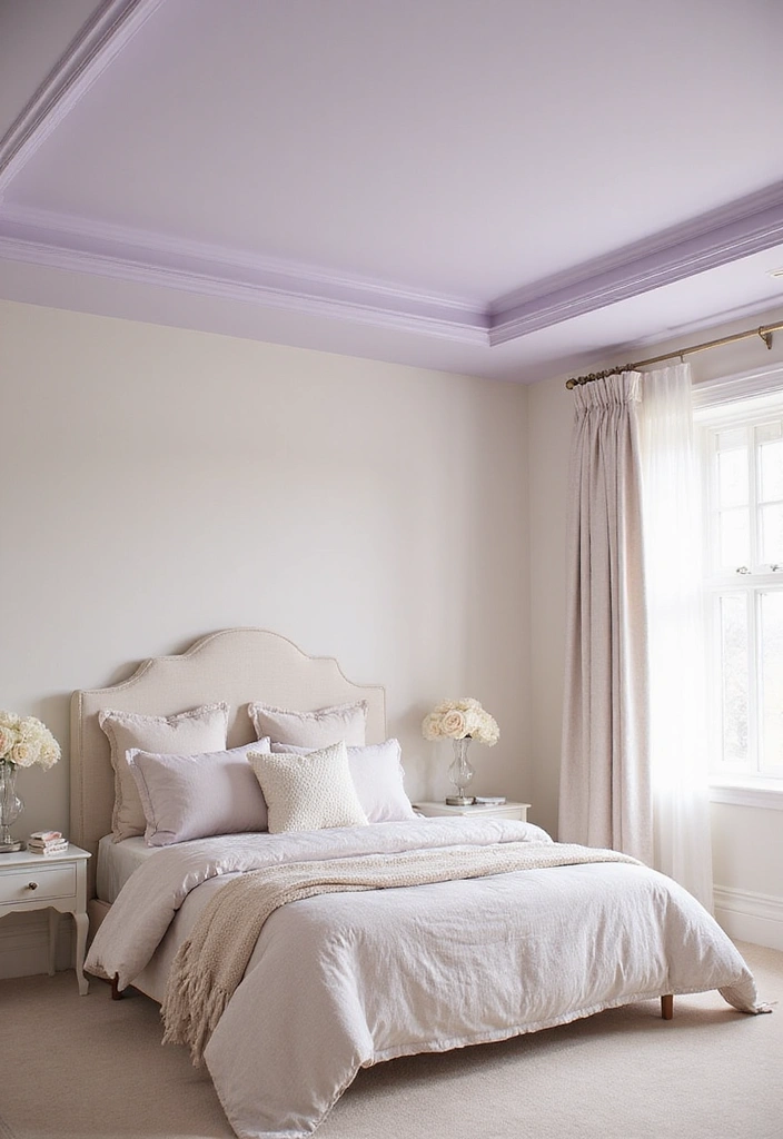 23 Stunning Bedroom Tray Ceiling Ideas for Luxurious Home Decor - 8. Soft Pastel Colors