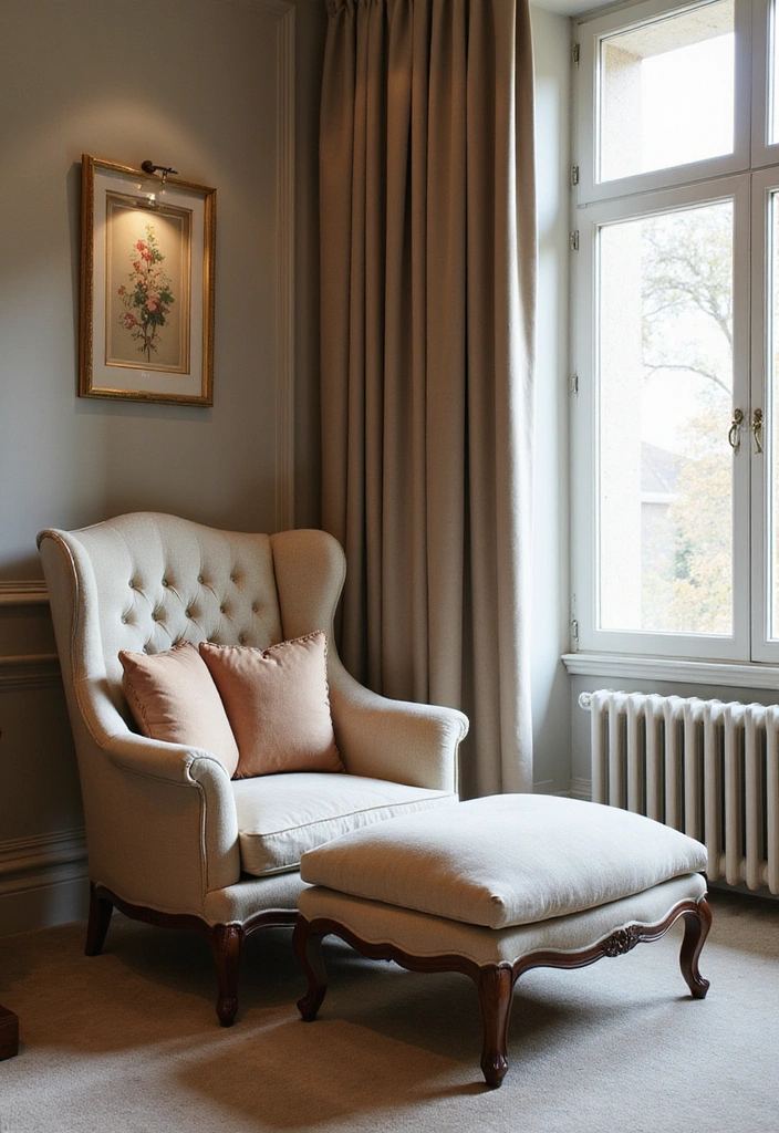 24 Bedroom Chair Ideas for Lounging - 10. Elegant Chaise Lounge for Luxury