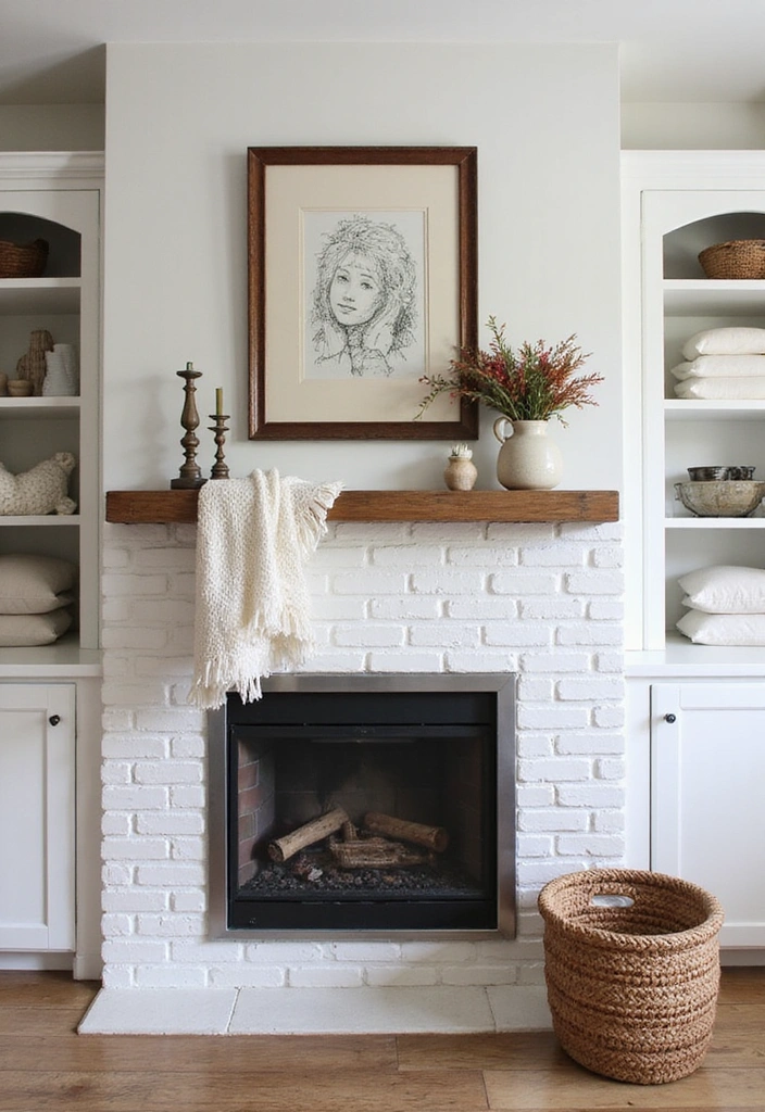 24 Coastal Fireplace Ideas - 22. Multi-Functional Fireplaces