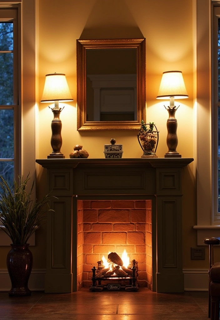 24 Coastal Fireplace Ideas - 23. Coastal Lighting