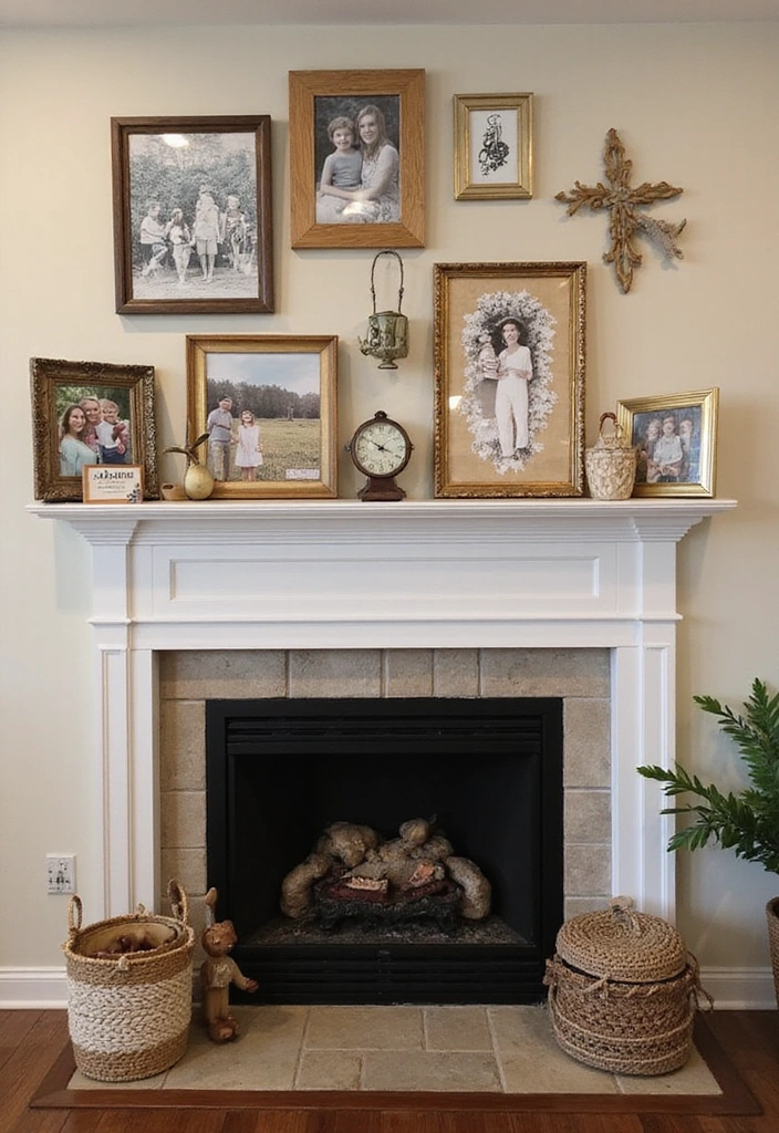 24 Coastal Fireplace Ideas - 24. Personalization