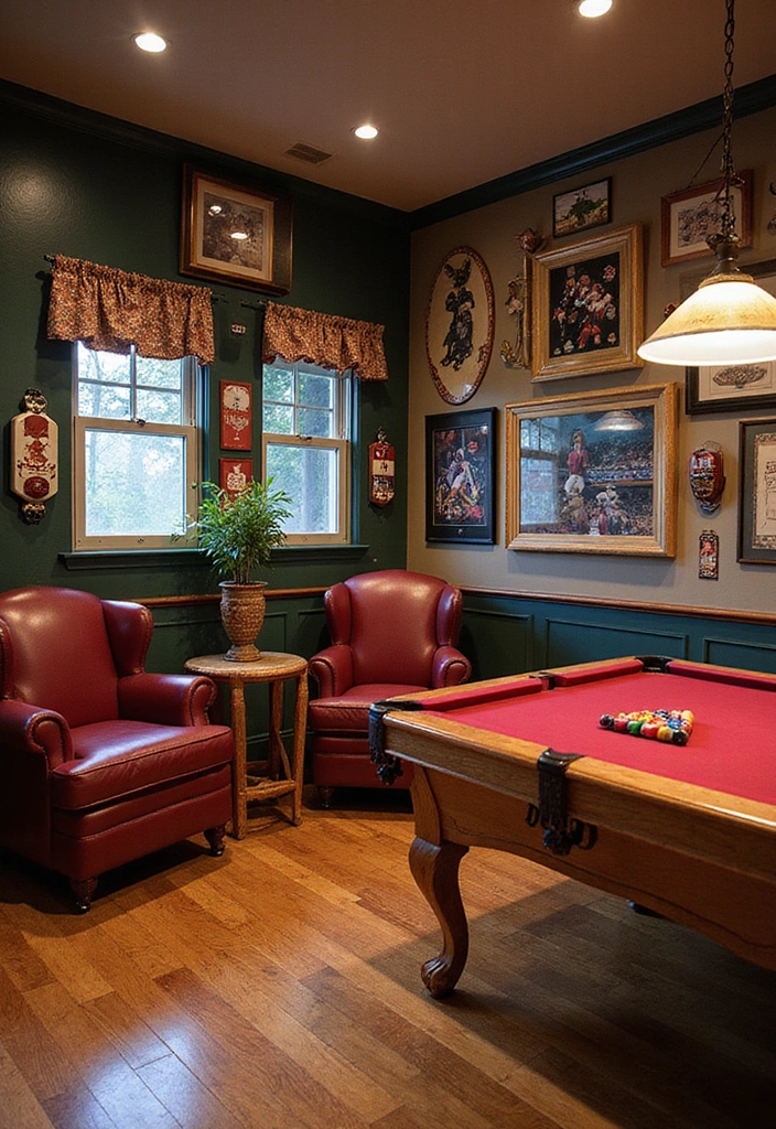 24 Game Room Ideas for Adults - 19. Game Room with a Theme