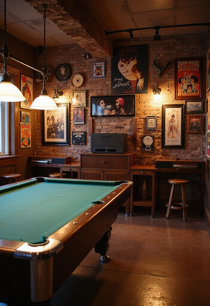 24 Game Room Ideas for Adults - 23. Game Room with a Music Vibe