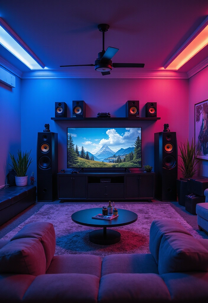 24 Game Room Ideas for Adults - 9. Tech-Driven Game Room