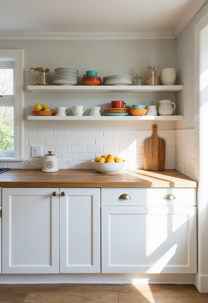 24 Painting Kitchen Cabinets with Chalk Paint - 2. Classic White for Timeless Elegance