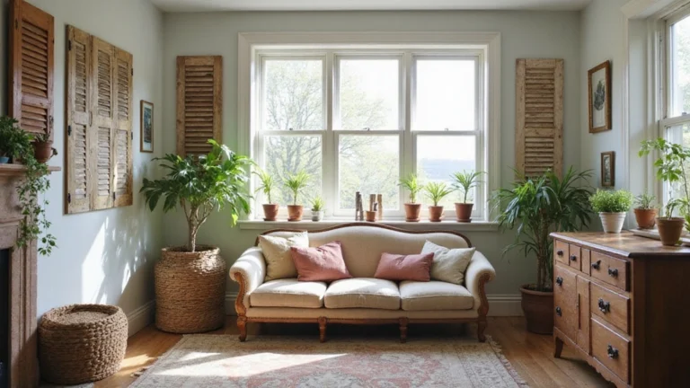 24 Vintage Window Shutter Decor Ideas