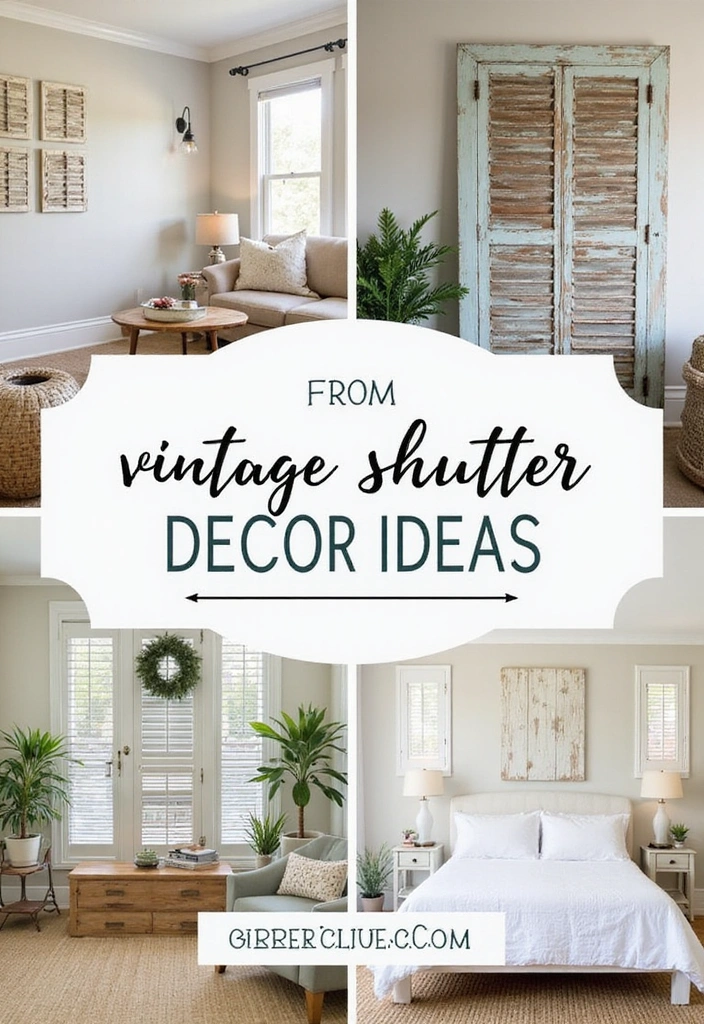24 Vintage Window Shutter Decor Ideas - Conclusion