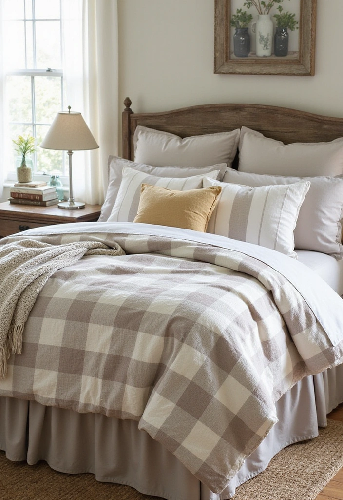 24 Western Bedding Ideas - 11. Farmhouse Bedding Sets