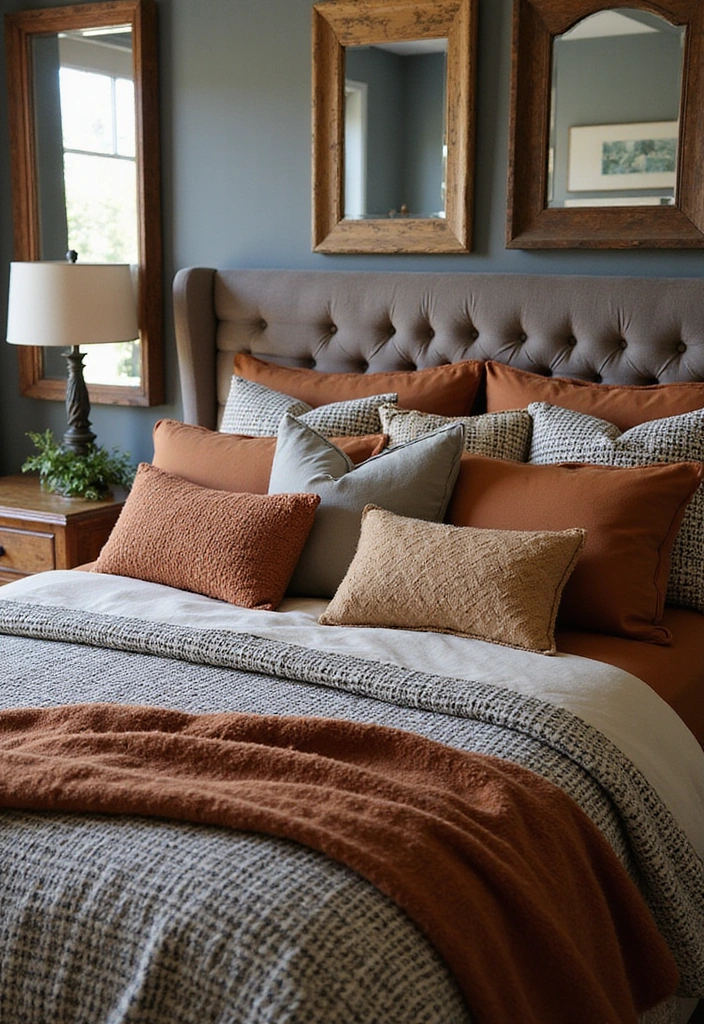 24 Western Bedding Ideas - 12. Houndstooth Patterns