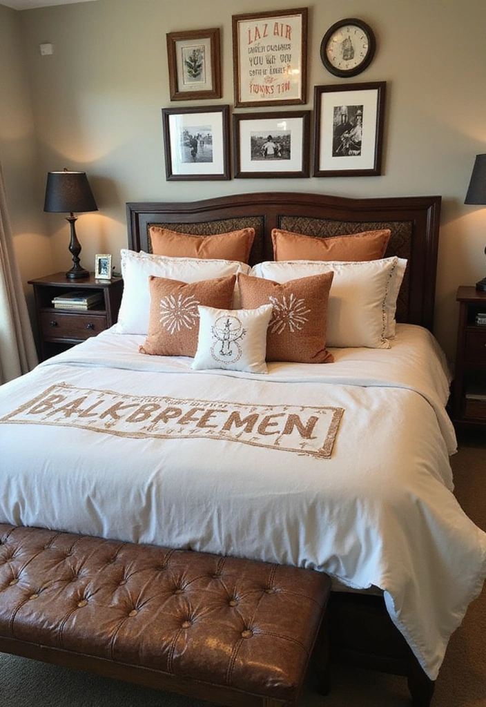 24 Western Bedding Ideas - 21. Personalized Western Bedding