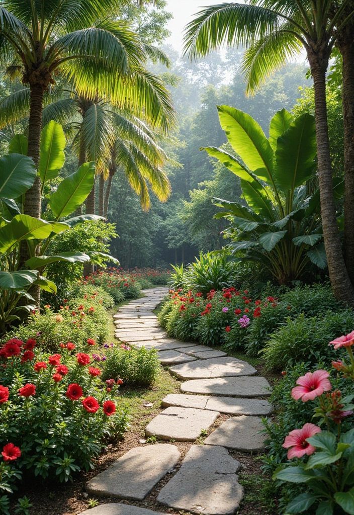25 Bali Backyard Ideas: Transform Your Space into a Luxurious Retreat - 1. Lush Tropical Garden