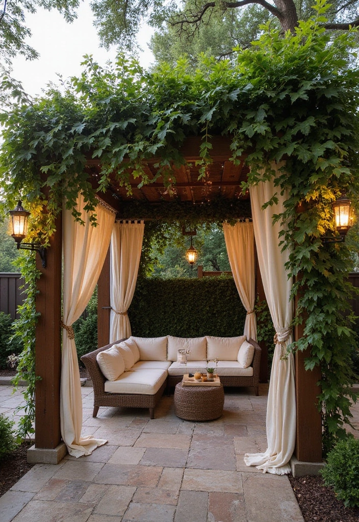 25 Bali Backyard Ideas: Transform Your Space into a Luxurious Retreat - 8. Stylish Pergola