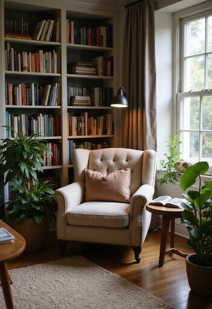 25 Country Living Room Decor Ideas: Cozy Farmhouse Style - 15. Cozy Nooks