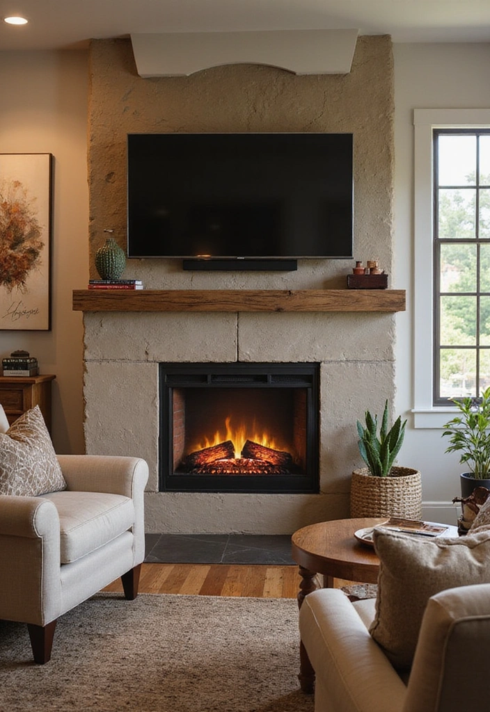 25 Electric Fireplace Ideas with TV Above: Modern Rustic Home Decor - Conclusion: Embrace the Warmth of Electric Fireplaces and TVs